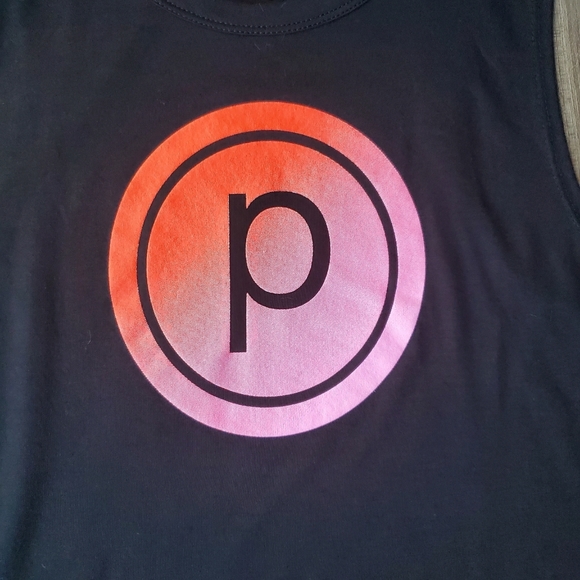 NWT Pure Barre Ombre Circle P Tank - Picture 2 of 4